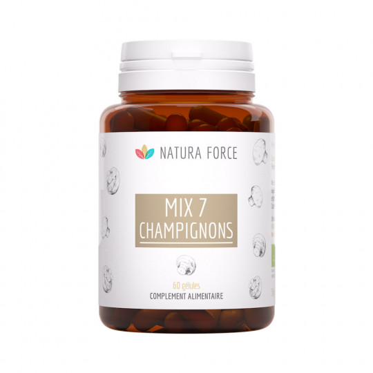 Mix 7 organic mushrooms (60 caps)