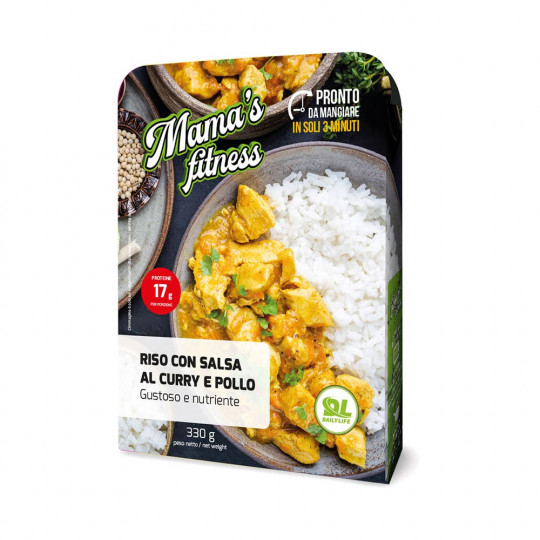 Plat poulet Curry riz (330g)
