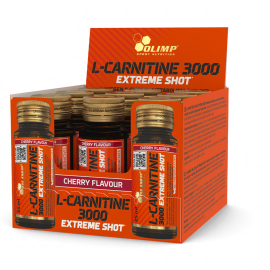 Boîte l-carnitine 3000 extreme shot (9X25ml)