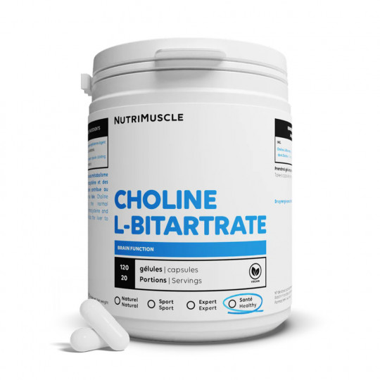 Choline L-bitartrate (120 caps)