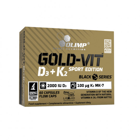 Gold Vit D3+K2 Sport Edition (60 caps)