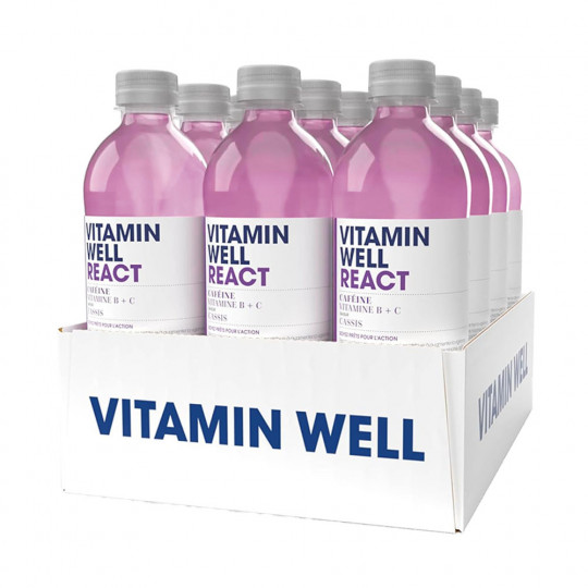 Pack de vitamin well react (12X500ml)