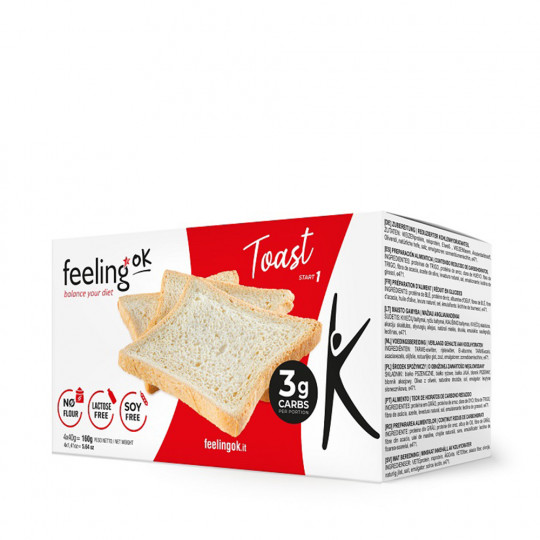 Toasted protein toast (4X40g)