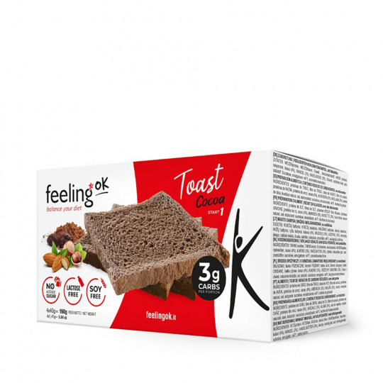 Toasted choco protein toast (4X40g)