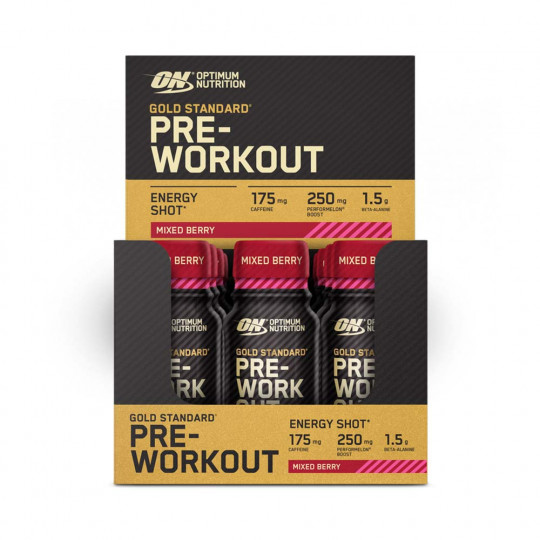 Gold Standard Pre-Workout Energy Shot can (12X60ml)